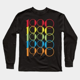 VINTAGE T-SHIRT Birthday 1990 Long Sleeve T-Shirt